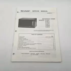 S69M05R5A11 SHARP Service Manual Microwave Oven