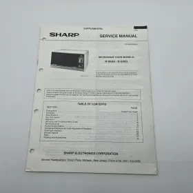 S71M25R5A53 SHARP Service Manual Microwave Oven