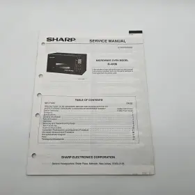 S74M51R4X06E SHARP Service Manual Microwave Oven