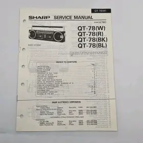 S97D8QT-S360Y SHARP Service Manual Bk Am Fm Boombox