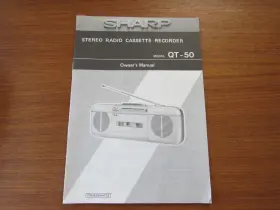 TINSE1004AFZZ SHARP Manual Stereo Radio Cassette Player