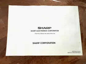 ZR-5700 SHARP Zaurus Digital Assistant Operation Manual #2