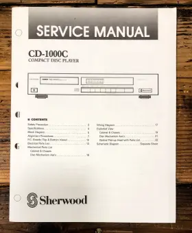 CD-1000C SHERWOOD Player Service Manual