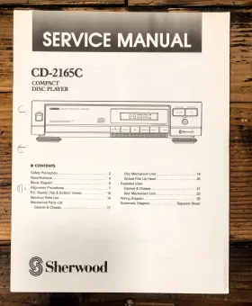 CD-2165C SHERWOOD Player Service Manual