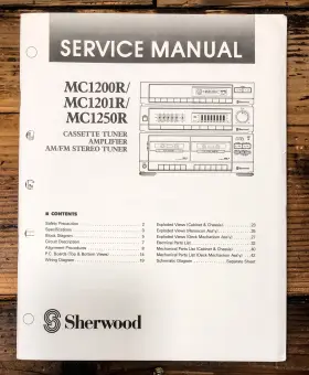 MC1250R SHERWOOD Service Manual