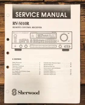 RX-5010R SHERWOOD Receiver Service Manual