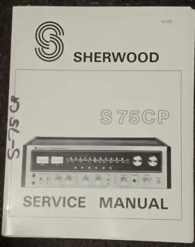 S-75CP SHERWOOD Receiver Service Manual