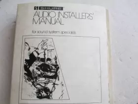 882658785221 SHURE Audio Installers Manual Brochure Data #2