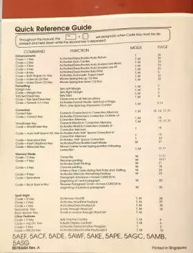 00783604 SMITH CORONA Typewriter Owners Manual #2