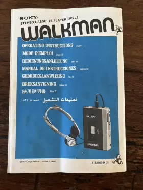 3-783-008-13 SONY Walkman Operating Manual #2