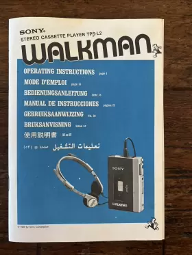 3-783-008-13 SONY Walkman Operating Manual