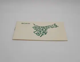 3-793-073-13 SONY Service Station Booklet #3