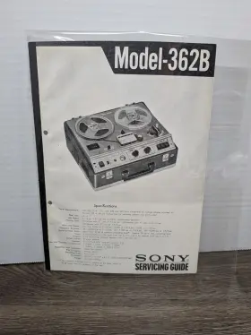 362B SONY Servicing Service Manual