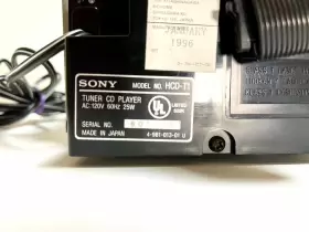 HCD-T1 SONY Cd Player Tuner Circa #3