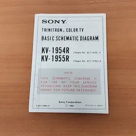 KV-1955R SONY Trinitron Schematic