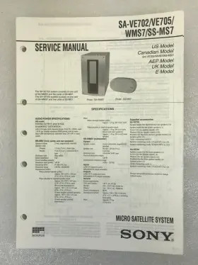 SA-VE702 SONY Service Manual Micro Satellite