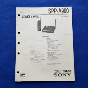 SPP-A900 SONY Service Manual Paper Repair