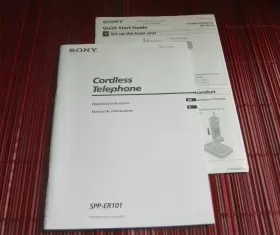 SPP-ER101 SONY Cordless Phone User Manual English Spanish #3