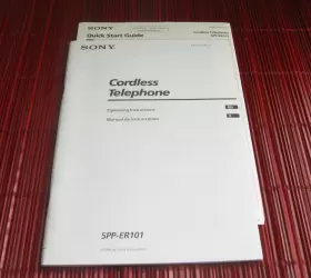 SPP-ER101 SONY Cordless Phone User Manual English Spanish