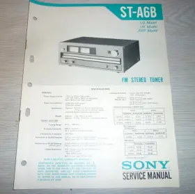 ST-A6B SONY Service Manual Schematics Copy