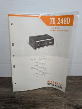 TC-248D SONY Stereo Track Player Service Manual