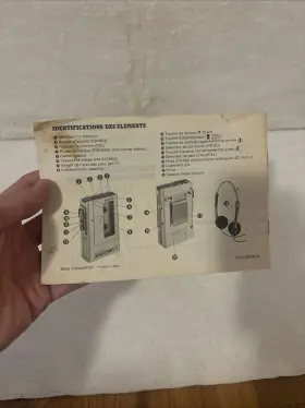 WM-F1 SONY Walkman Fm Stereo Cassette Player Radio Manual #3