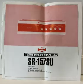 SR-157SU STANARD RADIO CORP Standard Solid Stereoinstructions