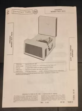 4A21 STEELMAN Phono Amplifier Wire Schematic Service Manual