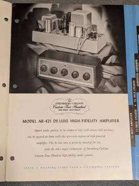 00001956 STROMBERG-CARLSON Catalog Fi Tube Amplifier Fm Am #2