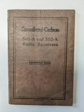 501-A STROMBERG-CARLSON Radio Receivers Book