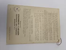 P16139 STROMBERG-CARLSON Loud Speaker Instruction Manual #3