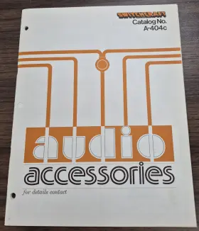 A-404C SWITCHCRAFT Catalog Audio