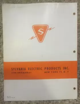 NP-160 SYLVANIA Subminiature Tubes Manual #2