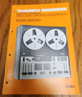 9100X-9200XD TANDBERG Reel Service Manual