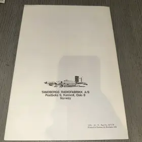 TR-1040P TANDBERG Receiver Alignment Manual #2