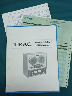 51031052 TEAC Stereo Tape Deck Service Manual Foldout