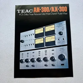 AN-300-AX-300 TEAC Dolby Noise Reduction Audio Mixer Brochure