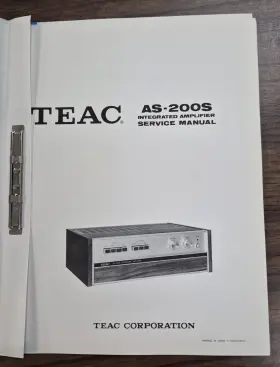 AS-200S TEAC Amplifier Service Manual