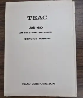AS-60 TEAC Receiver Service Manual