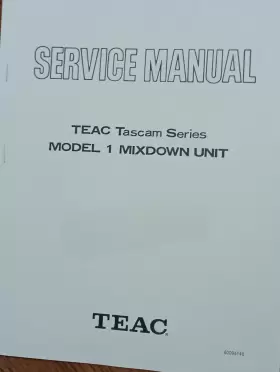 MODEL-1 TEAC Tascam Mixdown Unit Service Manual Photocopy