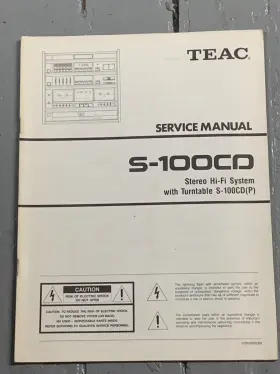 S-100CD TEAC Fi Turntable