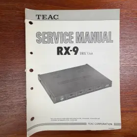 TCRX79 TEAC Dbx Unit Service Manual