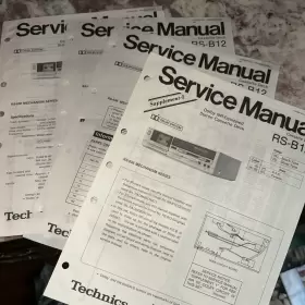 RA-B12 TECHNICS Service Manual Supplements Changes #3