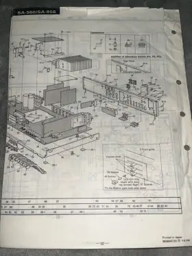 SA-560 TECHNICS Service Manual Receiver #2