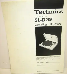 SFNUD25M01 TECHNICS Operating Turntable