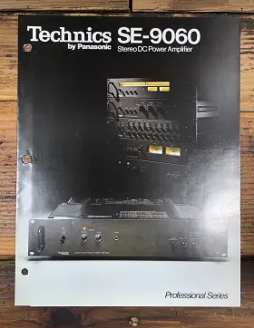SH-9060 TECHNICS Amplifier Foldout Brochure