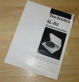 SL-B2 TECHNICS Operating Manual