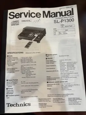 SL-P3100 TECHNICS Cd Player Service Manual