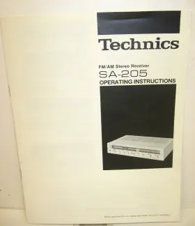 SQX51623 TECHNICS Operating Stereo Receiver