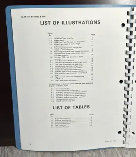 7A24 TEKTRONIX Dual Trace Amplifier Instruction Manual #3